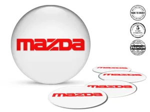 Mazda Gewölbtes Label Variante Perfekt für Felgen